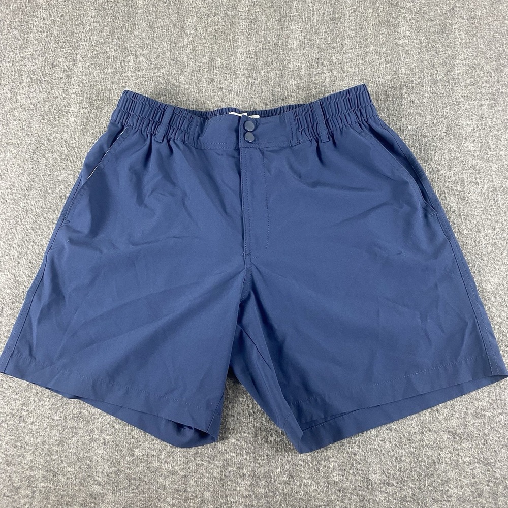 Burlebo Men's Blue Hybrid Fishing Shorts Size Small Stretch Outdoors